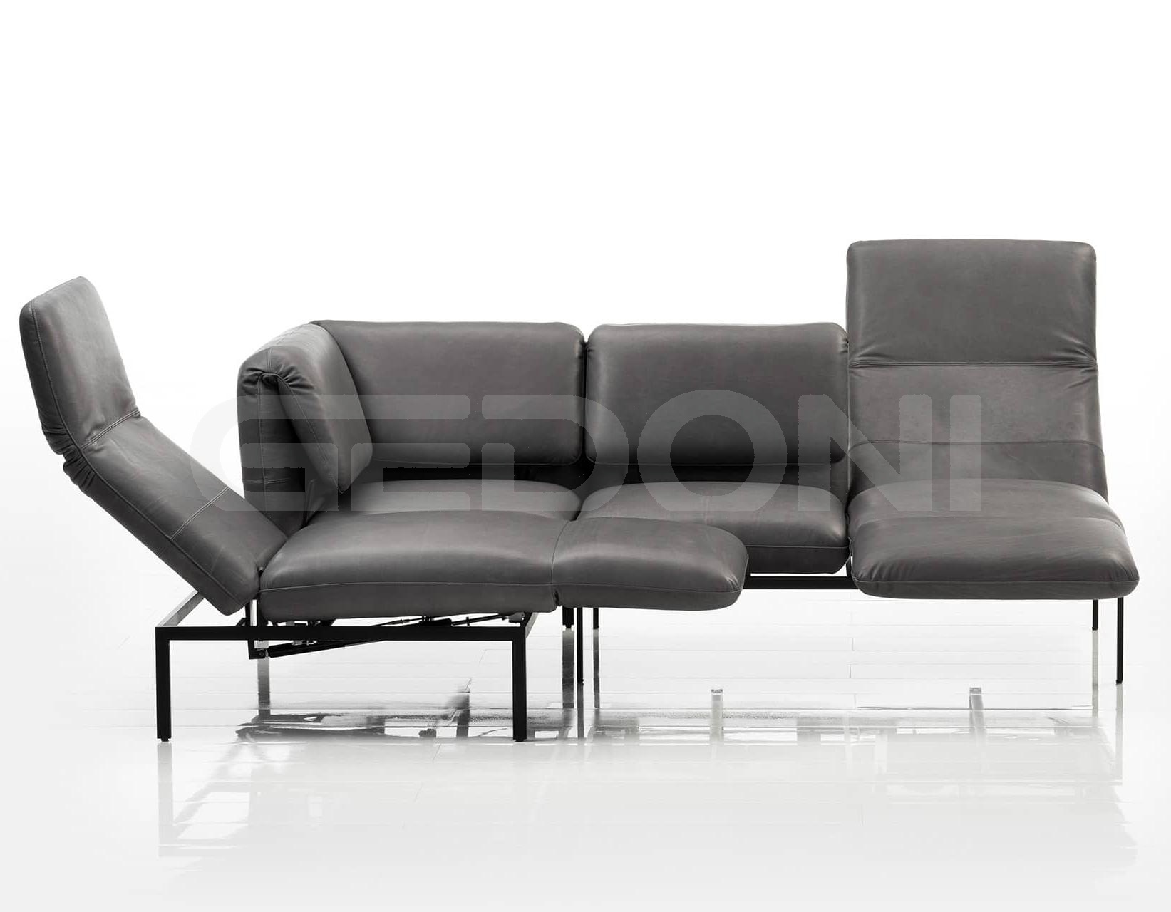 Бирюзовый и чёрный угловой диван со столиком Roro-ecksofas-smal_3