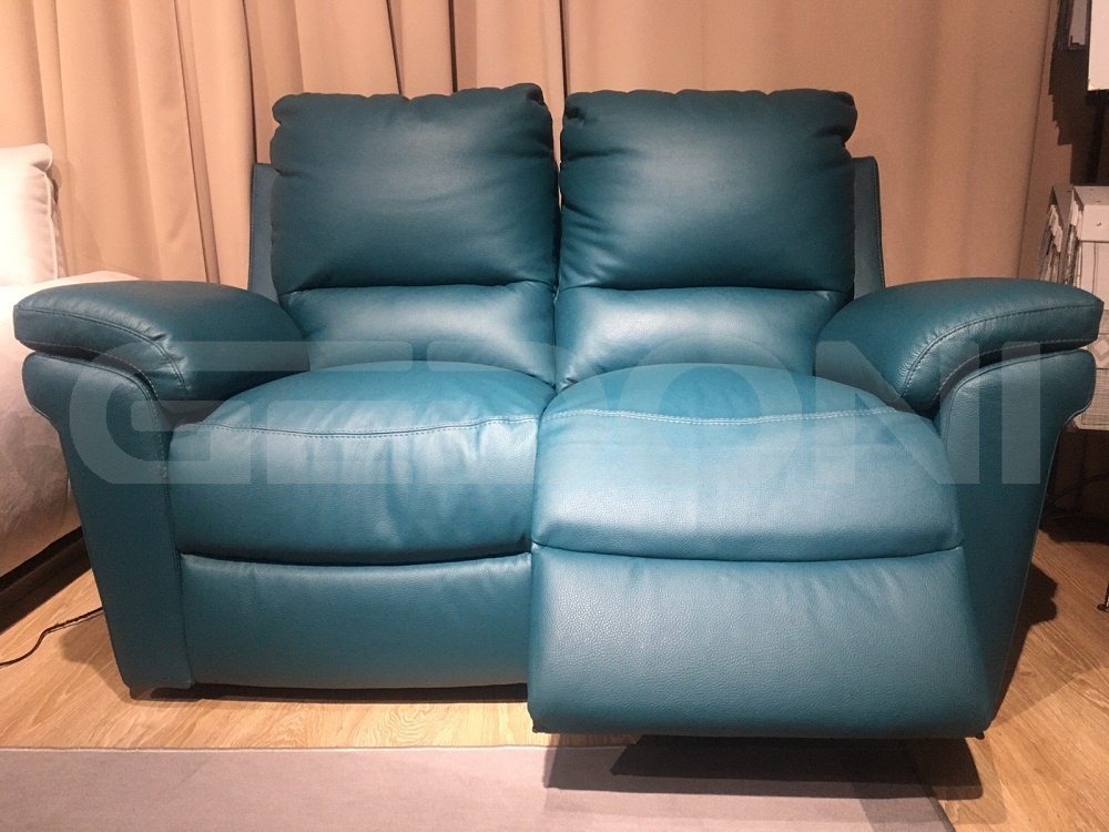  Комплект диван + кресло натуральная кожа с электрореклайнерами Douglas_2