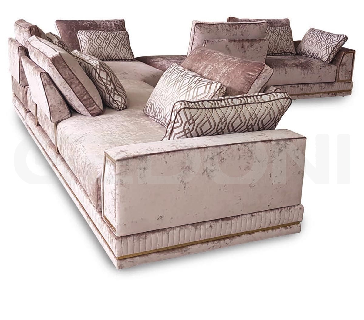 Угловой диван неоклассика в гостиную Италия  Enea_2