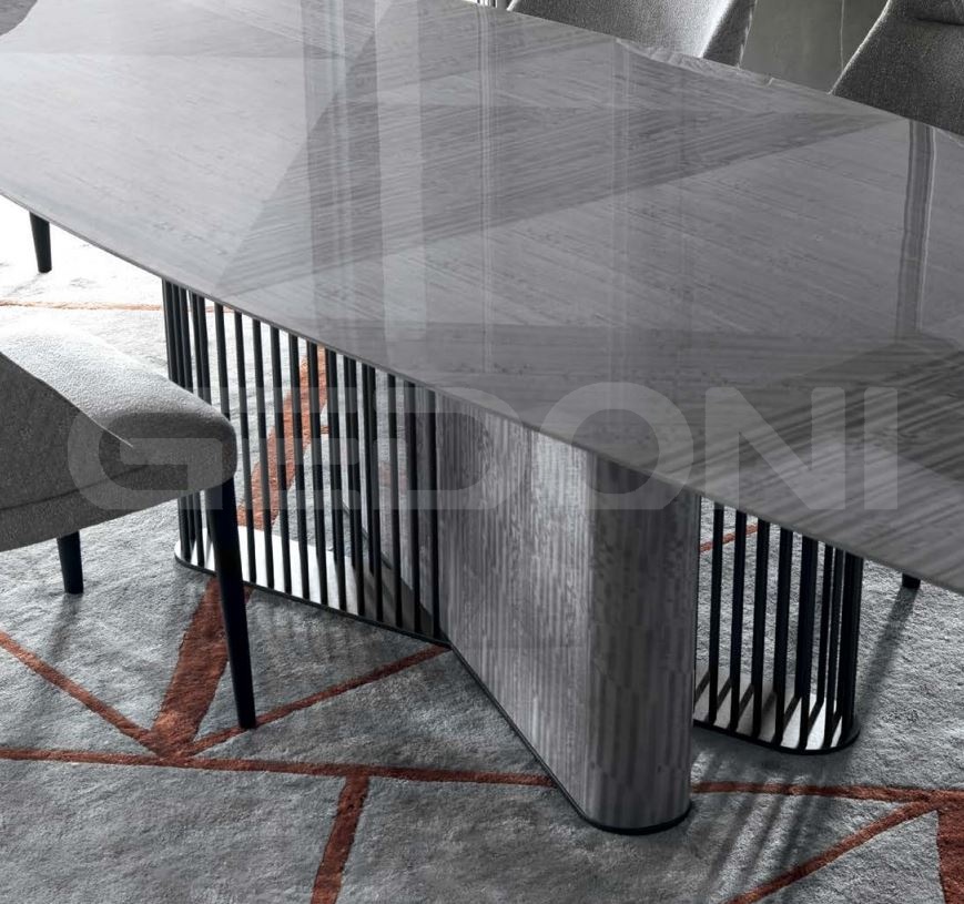 Дизайнерский стол, витрины, буфет и стулья MOONLIGHT_1