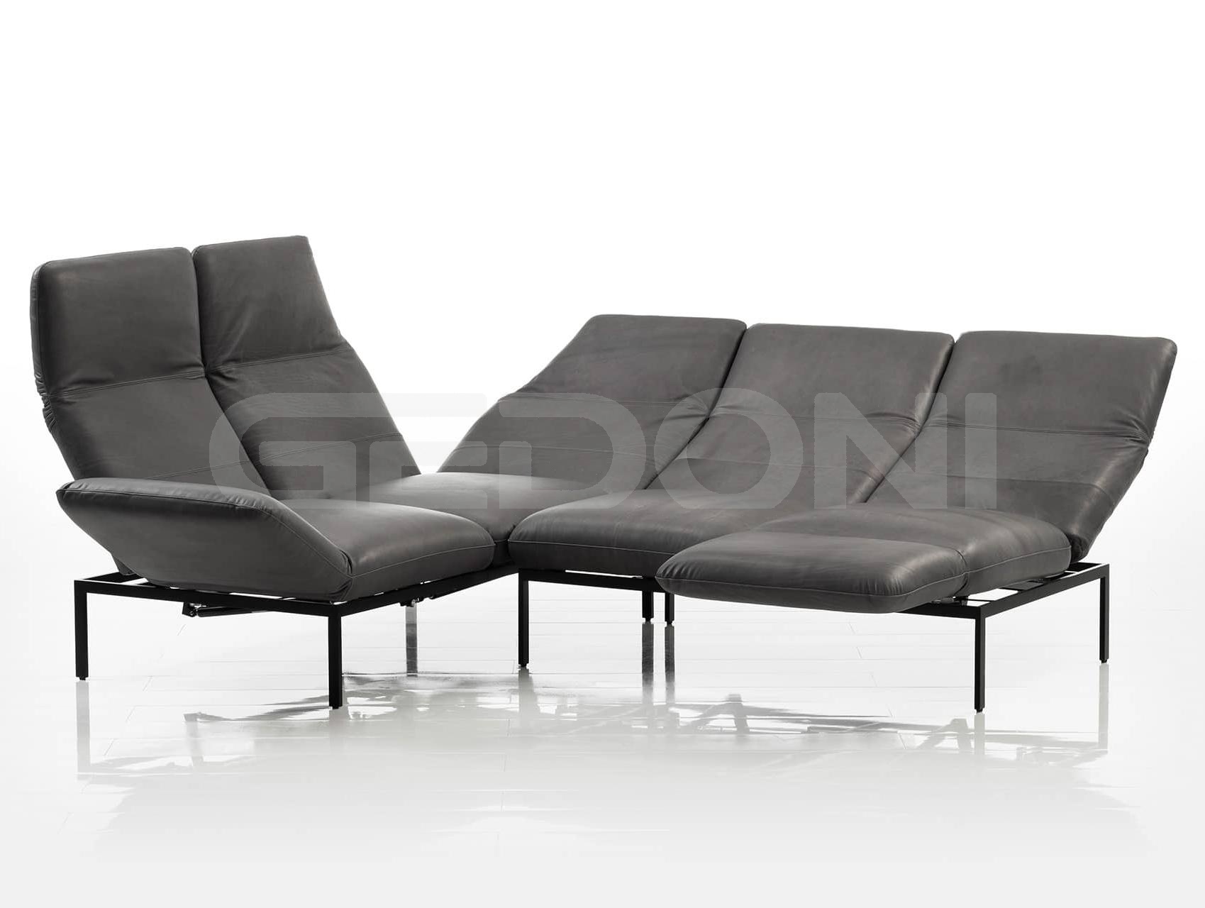 Бирюзовый и чёрный угловой диван со столиком Roro-ecksofas-smal_2