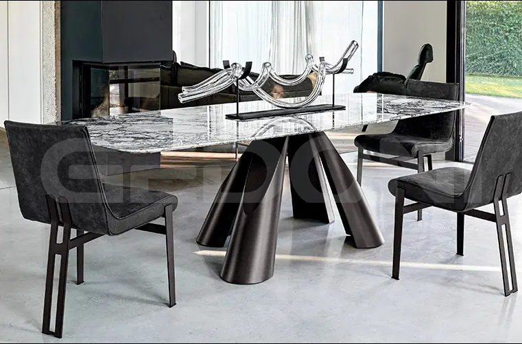 Овальный мраморный стол из Италии Prince