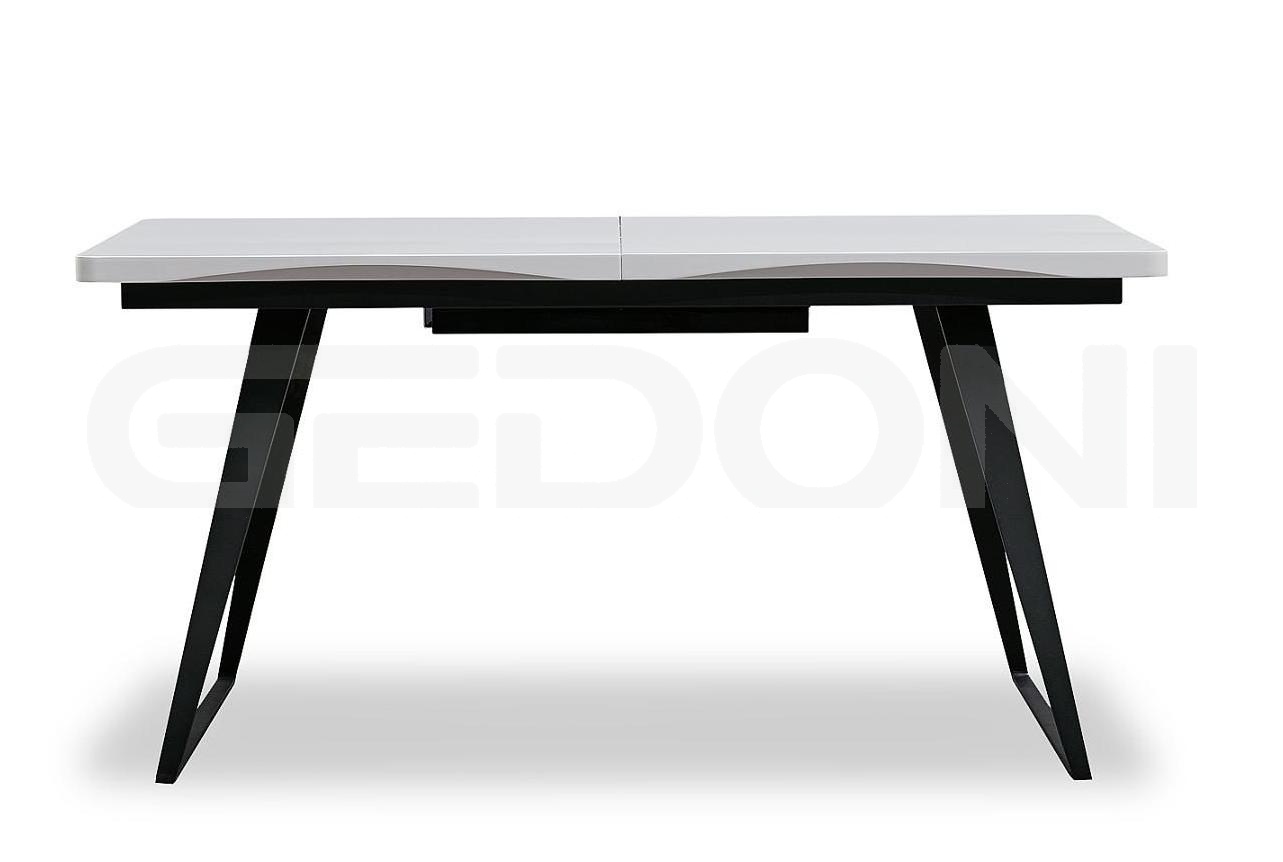 Черно-белый обеденный стол _1